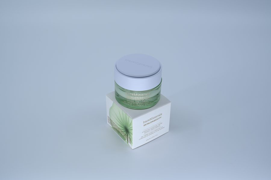 Skincare cream jar with box
