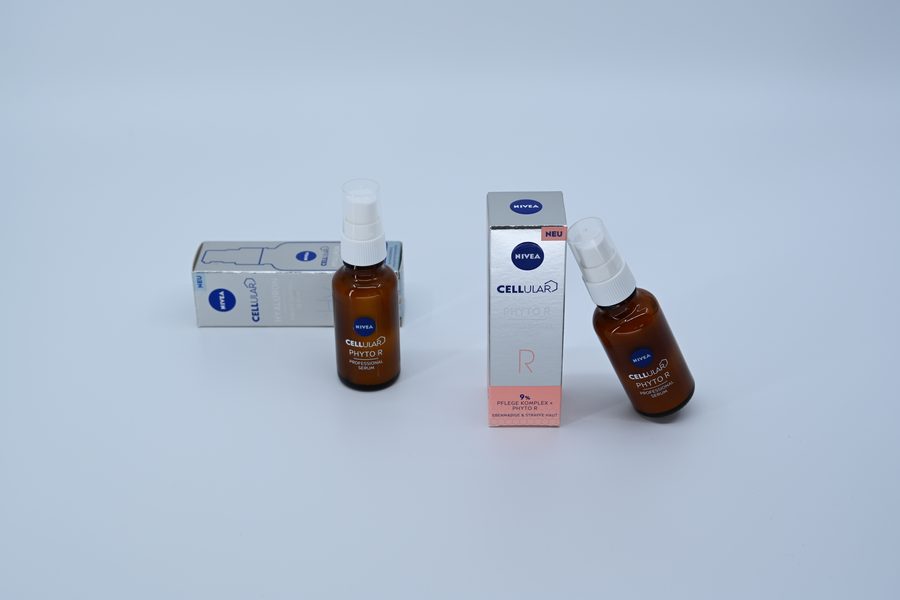 Nivea serum bottles